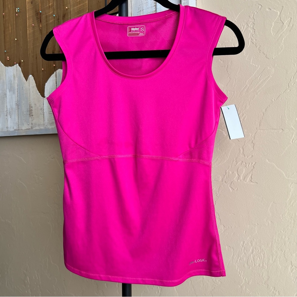 Alpine design DRI LOGIC athletic tank top, Hot pink/fuchsia, Sz Small